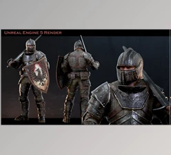 Download Unreal Engine - Characters Knight Errant (Engine Version 4.22 - 4.27, 5.0 - 5.2)
