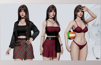 Download Unreal Engine - Characters K-POP SERIES - <span class='badge badge-warning'>Ryu</span> (Engine Version 4.19-4.27, 5.0-5.2)