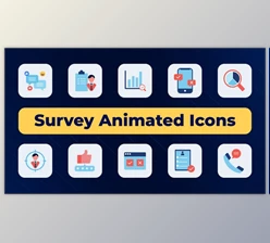 Download Survey Animated Icons (Videohive 51897972) - AE Project
