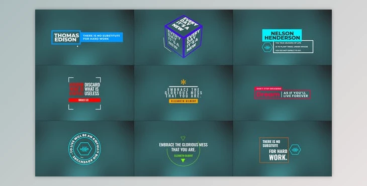 Download Minimalist Titles (Videohive 51937312) - AE Project