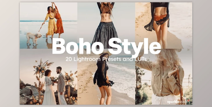Download 20 Boho Style Lightroom Presets LUTs - 92558441