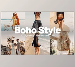 Download 20 Boho Style Lightroom Presets LUTs - 92558441