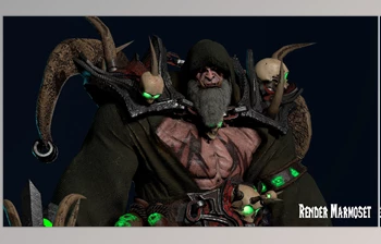 Download Unreal Engine - Orc <span class='badge badge-warning'>Warlock</span> (Modular) (Engine version v4.18- 4.27, 5.0- 5.2)