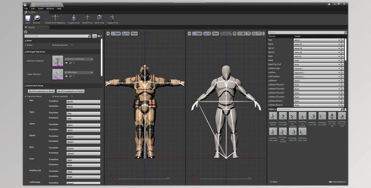 Download Unreal Engine - Animation Retarget Toolkit v5.2 