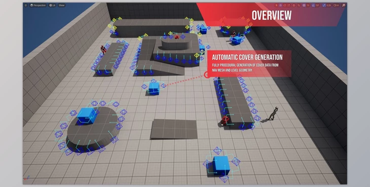 Download Unreal Engine - AI Cover System v1.3.0 (Engine version 5.2)