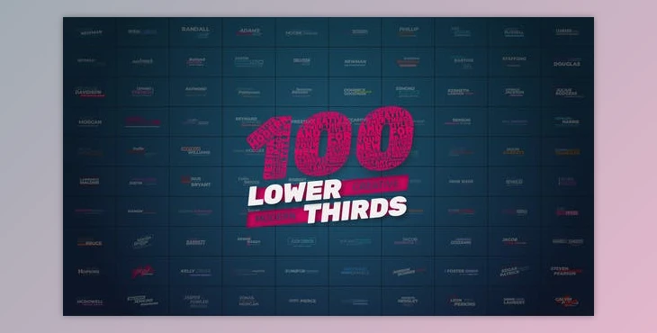 Download Lower Thirds Pack (Videohive 51939723) - AE Project