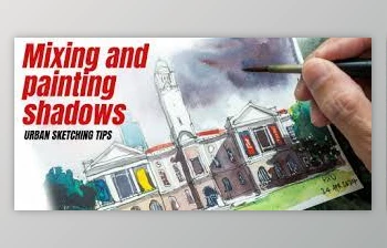Download Urban Sketching Tips: Painting and <span class='badge badge-warning'>Mixing</span> Shadows