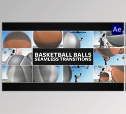 Download Basketball Balls Seamless Transitions for After Effects (Videohive 51098918) - AE Project