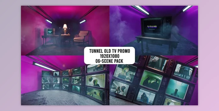 Download Tunnel Old Tv Promo (Videohive 51920248) - AE Project