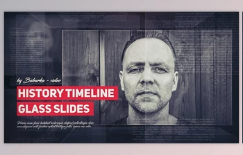 Download History Timeline // <span class='badge badge-warning'>Glass</span> Slides (Videohive 21707189) - AE Project