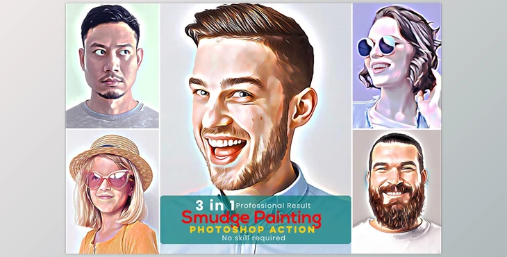 Download Smudge Painting Photo Effect - 10956179