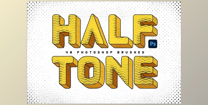 Download Halftone Photoshop Brushes - 91934927