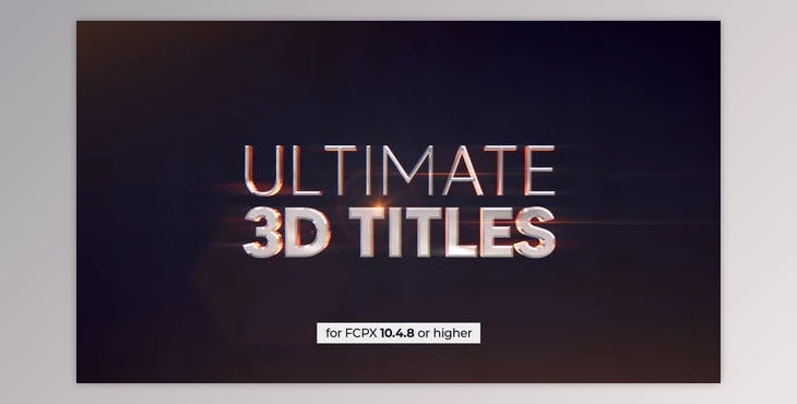 Download The Ultimate 3D Titles (Videohive 51861743)