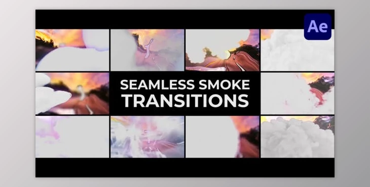 Download Seamless Smoke Transitions for After Effects (Videohive 51118529) - AE Project