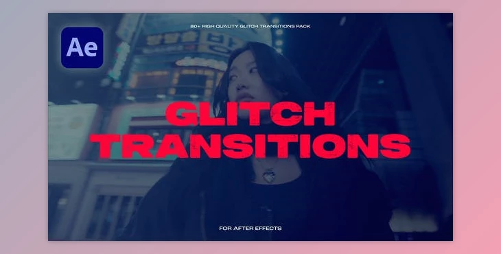 Download Glitch Transitions (Videohive 51968749) - AE Project