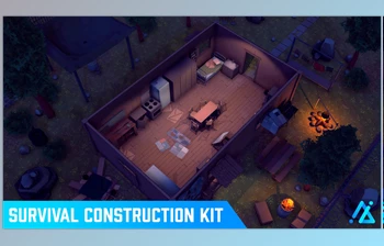 Download Unreal Engine - POLY - <span class='badge badge-warning'>Mega</span> Survival Construction Kit (Engine version 4.24- 4.27, 5.0- 5.2)