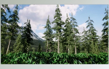 Download Unreal Engine - Spruce <span class='badge badge-warning'>forest</span> winter and summer (Engine version 4.26- 4.27, 5.0)