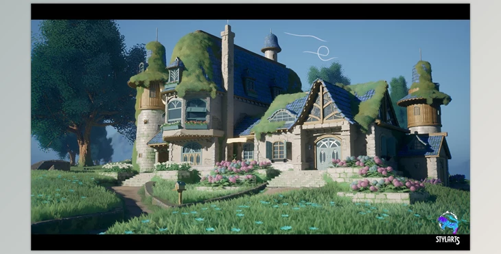 Download Unreal Engine - Stylized Azure Hillside - UE5 (Engine version 5.1- 5.2)