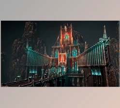 Download Unreal Engine - Dark architecture (Engine version 4.25- 4.27, 5.0- 5.1)