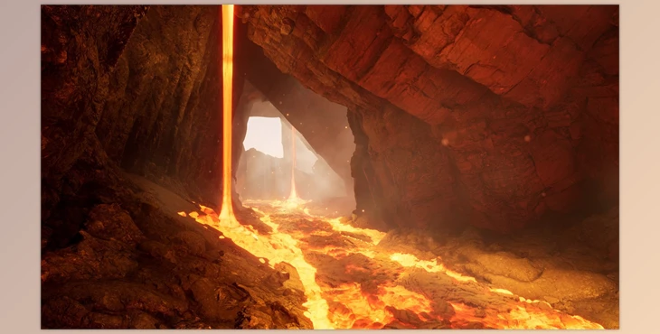 Download Unreal Engine - Lava Shader (Engine version 5.0- 5.1)