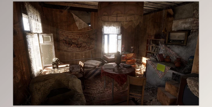 Download Unreal Engine - Abandoned house (Engine version 5.1- 5.2)