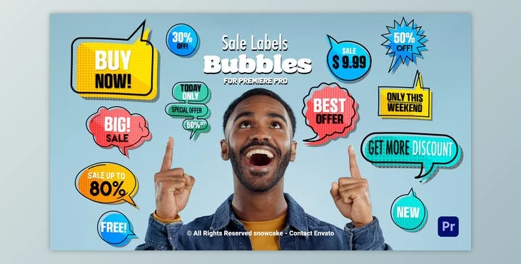 Download Sale Labels Bubbles For Premiere Pro (Videohive 51949051)