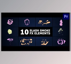 Download Slash Smoke Elements | Premiere Pro (Videohive 51946301)
