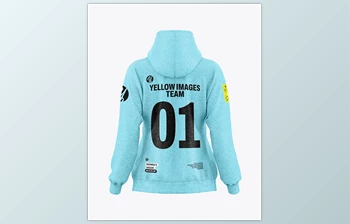 Download Womens Heather Hoodie Mockup - Back <span class='badge badge-warning'>View</span> 132945