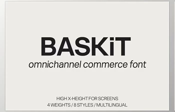 Download BASKiT - Commerce Branding <span class='badge badge-warning'>Font</span>