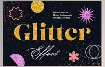 Download Sparkling <span class='badge badge-warning'>Glitter</span> Text & Logo Effect - 99936636
