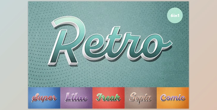 Download Vintage Comic Text Effects - 92559490