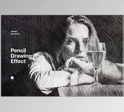 Download Pencil Sketches Photo Effect - 93121978