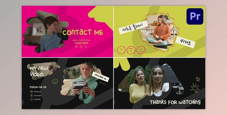 Download Social Media Slides | Premiere Pro MOGRT (Videohive 51819121)