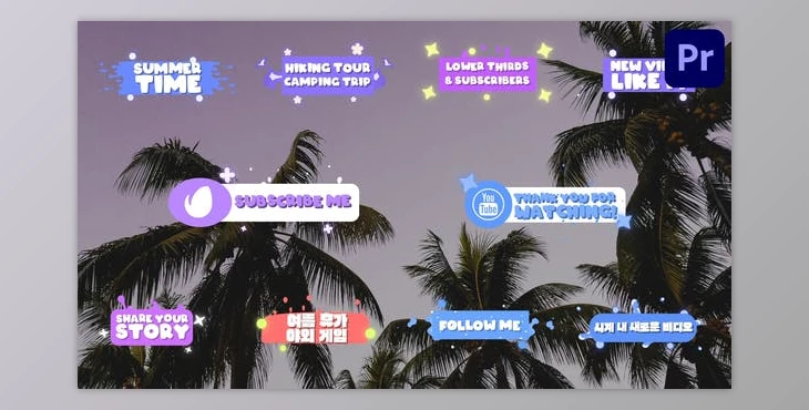 Download Lower Thirds And Subscribers for Premiere Pro (Videohive 51803691)