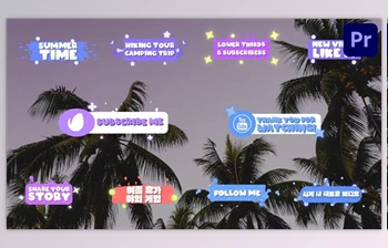Download Lower Thirds And Subscribers for Premiere <span class='badge badge-warning'>Pro</span> (Videohive 51803691)