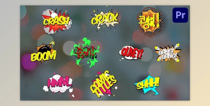 Download Comic Titles for Premiere Pro (Videohive 51803816)