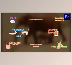 Download Animal Characters Titles for Premiere Pro (Videohive 51932295)