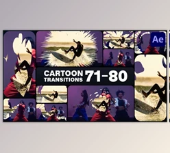 Download Cartoon Transitions for After Effects (Videohive 51965710) - AE Project