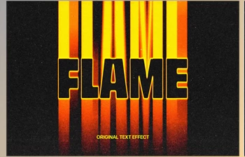 Download Flame Fading Text <span class='badge badge-warning'>Effect</span> - 92198544