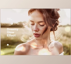 Download Dreamy Glowing Photo Effect - 94595313