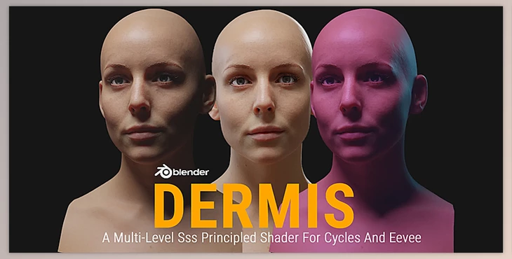 Download Blender Market - Dermis: A Multi-Level Sss Principled Shader For Cycles v1.1