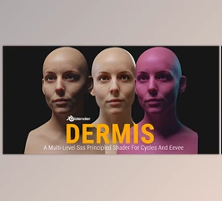Download Blender Market - Dermis: A Multi-Level Sss Principled Shader For Cycles v1.1