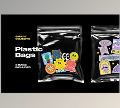Download Plastic Bags Mockup - 92543383
