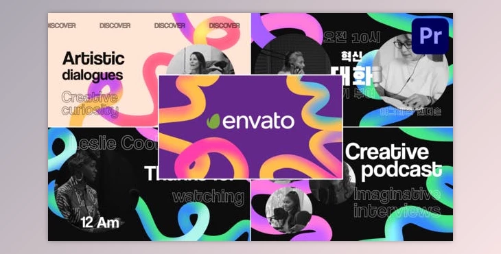 Download Creative Podcast Slides for Premiere Pro (Videohive 51917021)
