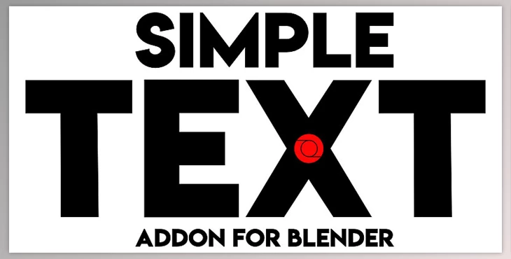 Download Blender Market - Simple Text Addon v1.1.1