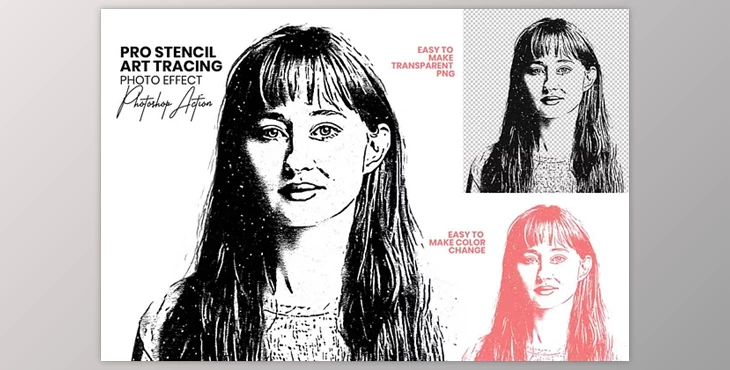 Download Pro Stencil Art Tracing Action - 91884259