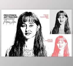 Download Pro Stencil Art Tracing Action - 91884259