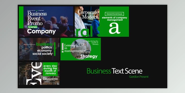 Download Business Titles Scenes (Videohive 51849439)
