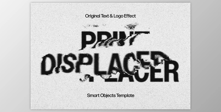 Download Textured Displace Text Effect - 91913146