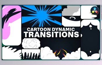 Download Cartoon <span class='badge badge-warning'>Dynamic</span> Transitions for DaVinci Resolve (<span class='badge badge-warning'>Videohive</span> 51868822)